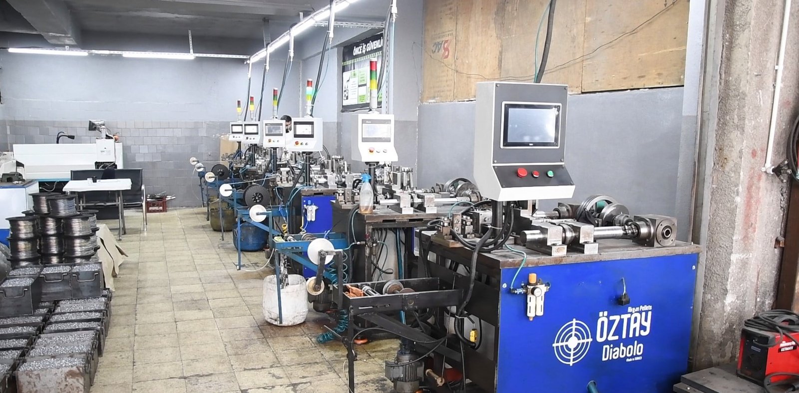 Material handling at Öztay Diabolo