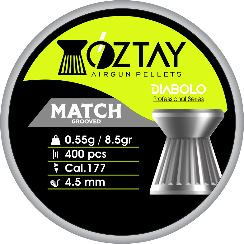 Match Grooved diabolo pellet