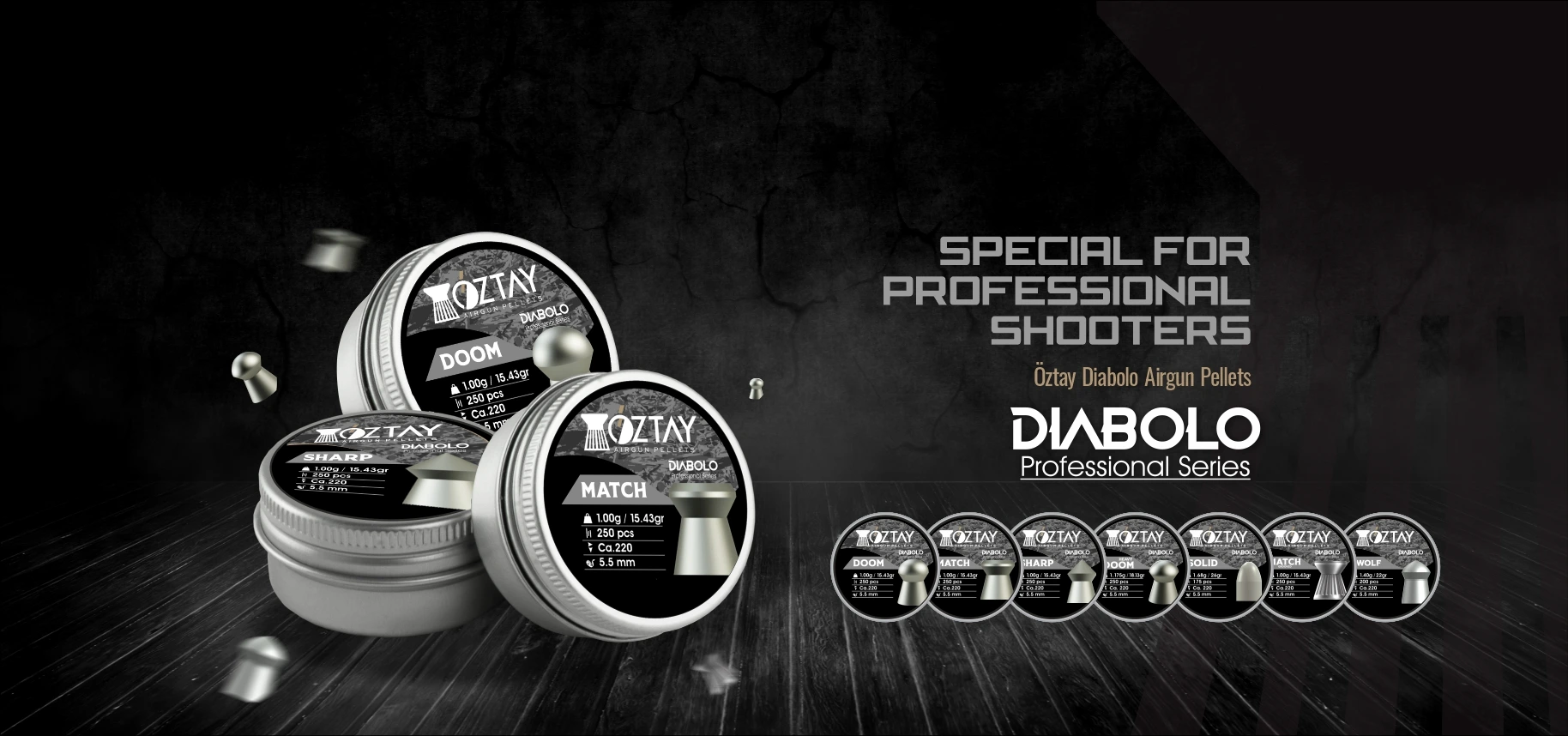 Öztay Diabolo Professional Series (Grey) — special for professional shooters