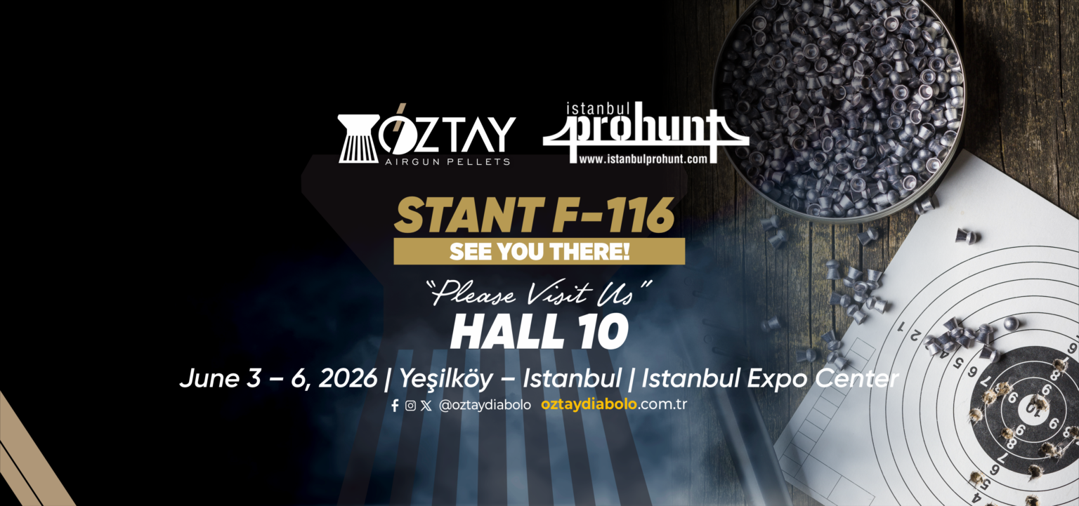 Öztay Diabolo at Istanbul Prohunt 2026 — Hall 10, Stand F-116, June 3–6